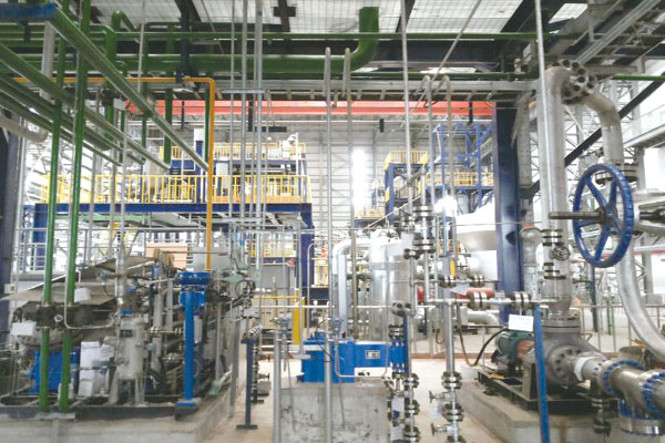 清華核能院國家重大專項高溫氣冷堆示范電站——主氦風機試驗回路項目 該項目是我公司制造、安裝總承包項目，現(xiàn)已安裝完畢，氦檢密封試驗一次成功